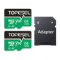 TOPESEL 128GB Micro SD Card 2 Pack with Adapter, High Speed TF Card, Memory Card microSDXC for Camera, Smartphone, Tablet, Dash Cam, Drone, UHS-I, U3, A1, 4K UHD, V30(128GB 2Pack)