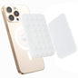 SUPERONE Magnetic Suction Phone Mount for MagSafe Case, Magnetic Silicone Sticky Phone Grip Holder for iPhone 17/16/15/14/13/12 Series, Hands-Free for Makeup/Selfie/Live Streaming/Vlog/TikTok - Clear