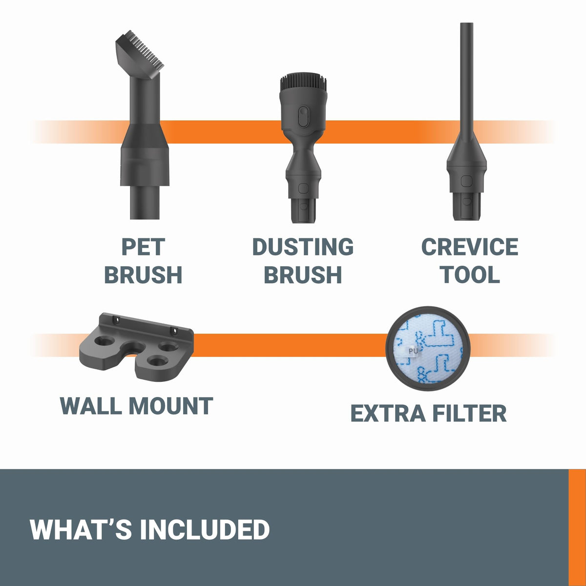 WORX Cordless Stick Vacuum, 20V Handheld Vacuum Cleaner, WX038L.1