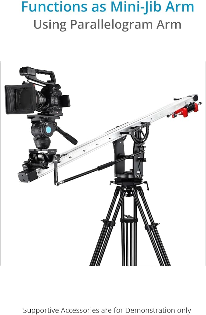 Proaim Cambird Pro 4-in-1 Gear. 6ft Video Camera Slider. Portable Mini Jib. Tower. Hi-hat .Vertical Payload - 10kg / 22lb. Horizontal Payload: 12kg / 26lb. (SL-CBPR-01)