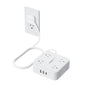 TESSAN Surge Protector Power Strip with 900J Surge Protection, 20 Ft, Grey