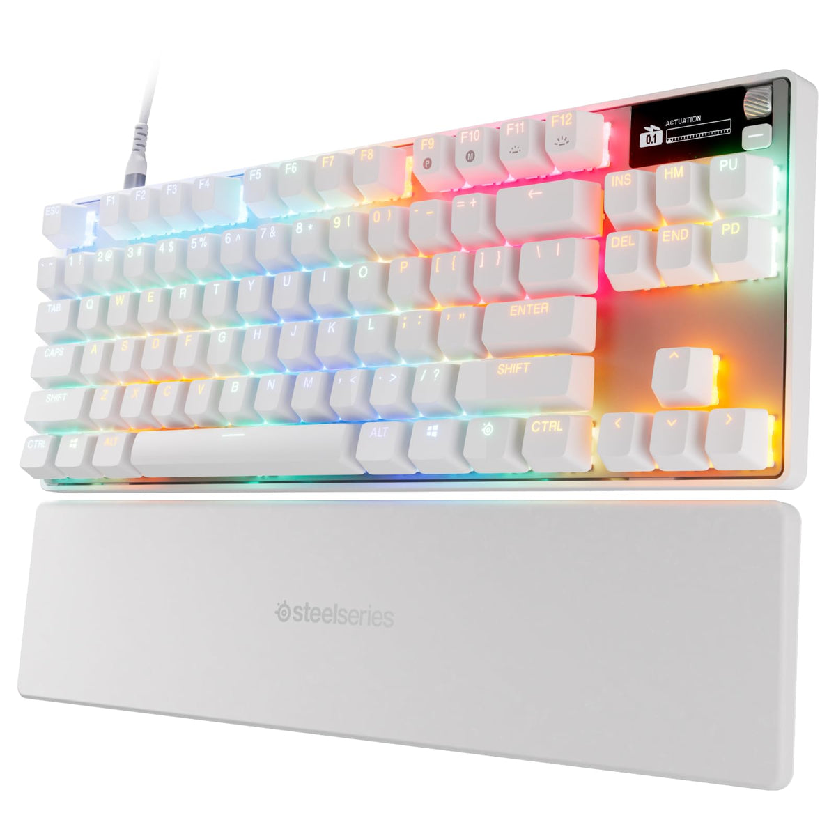 SteelSeries Apex Pro Mini Wireless Keyboard - 60% Design - OmniPoint 2.0 - Quantum 2.0 Wireless - Double Shot PBT Keycaps - Black