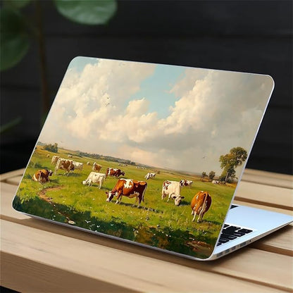 Compatible with MacBook Air 13.3 13.6 Inch Case 2022 2021 2020 2019 Plastic Hard Shell Case Cover,13.6 Air (A2681) M2 2022, Cows and Sheep