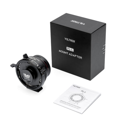 VILTROX PL-X Lens Mount Adapter Ring Converter with Rotary Lock Compatible with PL Lens to Fuji X-Mount Cameras X-Pro1, X-Pro2, X-T1, X-T2, X-T3, X-E1, X-E2, X-E2s, X-E3, X-H1
