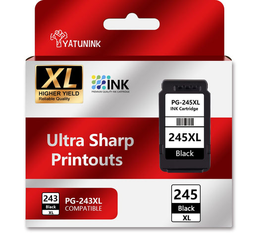 YATUNINK 245XL Ink Cartridge Compatible for Canon 245XL Black Ink