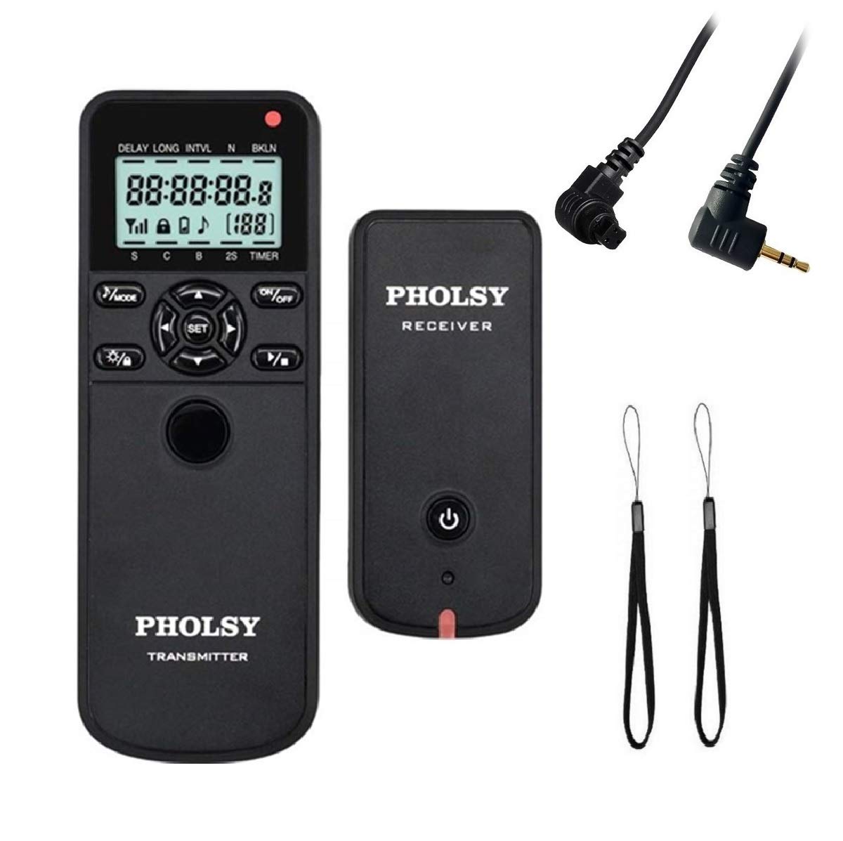 PHOLSY Camera Timer Remote Release Control with Intervalometer for Nikon