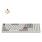 Keychron Q6 Max QMK/LAUNCHER Wireless Bluetooth/2.4 GHz/USB-C Wired Custom Mechanical Keyboard, Full Size Programmable Knob RGB Backlit Hot-Swappable Gateron Brown Switch for Mac Windows Linux - White