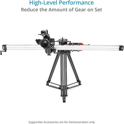 Proaim Cambird Pro 4-in-1 Gear. 6ft Video Camera Slider. Portable Mini Jib. Tower. Hi-hat .Vertical Payload - 10kg / 22lb. Horizontal Payload: 12kg / 26lb. (SL-CBPR-01)