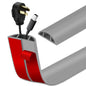 LSGCQ Floor Cord Cover Self Adhesive Cord Hider Floor Cable Management