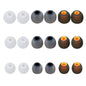 MMYQXI Earbud Replacement Tips Silicone Earbud Tips Earbud Covers Fit for in-Ear Headphones (Inner Hole 3.8mm -5.1mm) Ear Tips Earbud Rubber Tips 9 Pairs S/M/L