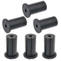 6pc Starlink Cable Grommet 1" Silicone Waterproof Wall Hole Pass Through Split Cable Bushings for TV Wire Ethernet Cord, Starlink Cable Routing Kit Accessories, 52.5mm/2.07" Ht, Black