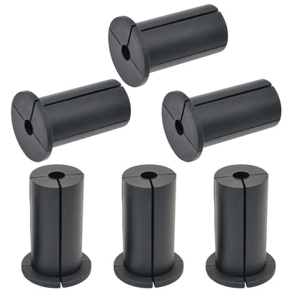EASYEAH 2pc Black Starlink Cable Grommets 1" Silicone Wire Hole Grommet