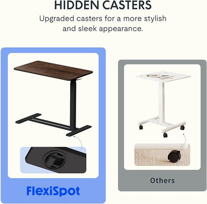 FLEXISPOT 28''Adjustable C Table Gas Spring Mobile Side End Table