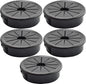 Aifeier ET 1-1/2 Inch Cable Grommets Petal-Shaped Buckle Type Wire Hole Cover for Cord Management and Protection of Cabinet (37.5mm, 5PCS)