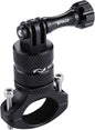 PULUZ Bike Camera Handlebar Mount for Gopro Hero 12/11/10/9/8/7/6 Bike Motorcycle Mount Clip, 360 Degree Rotation Aluminum Bicycle Bracket for DJI OSMO Action&Xiaoyi Camera
