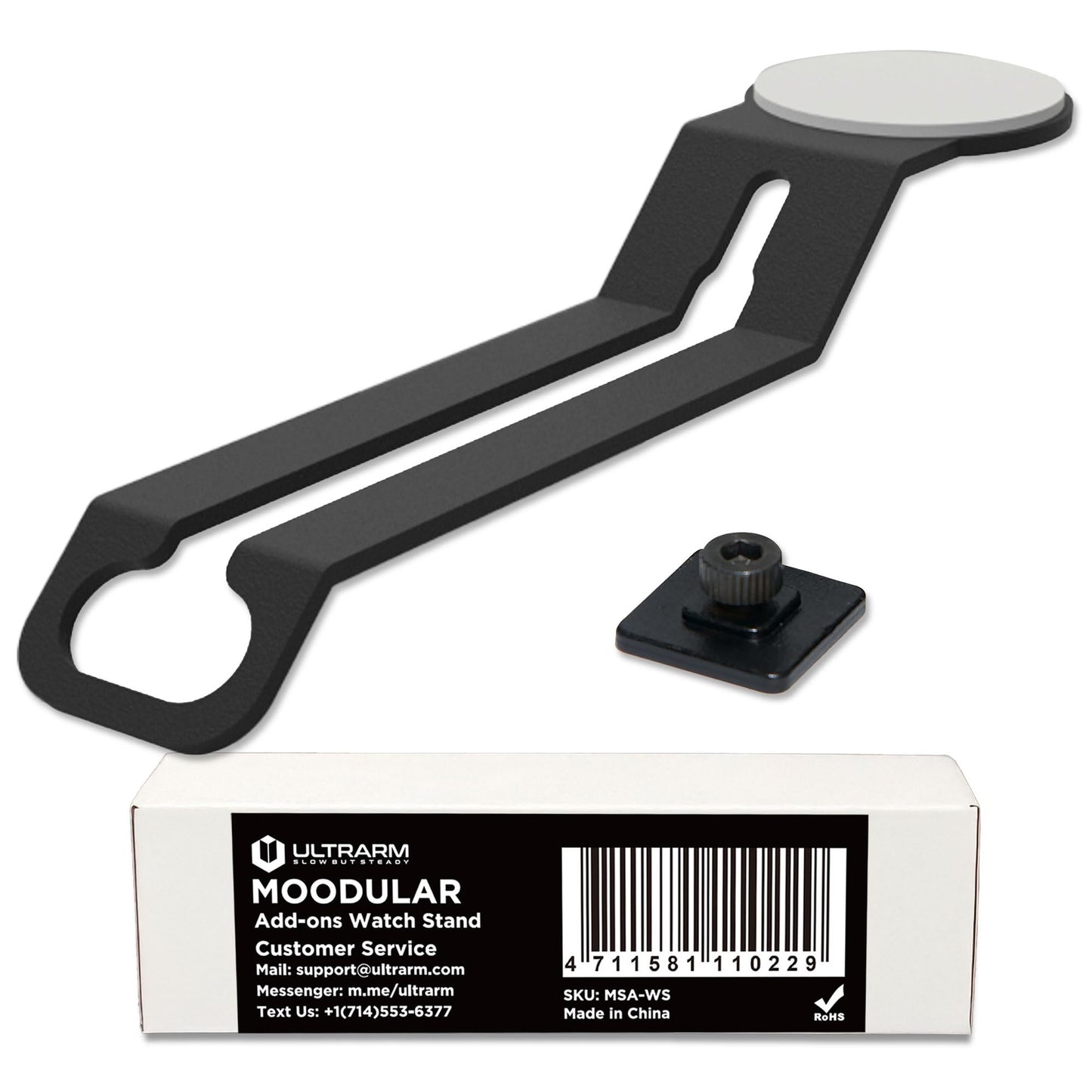 ULTRARM Moodular Watch Stand Add-On for Slide Rails, Do Not Use Alone