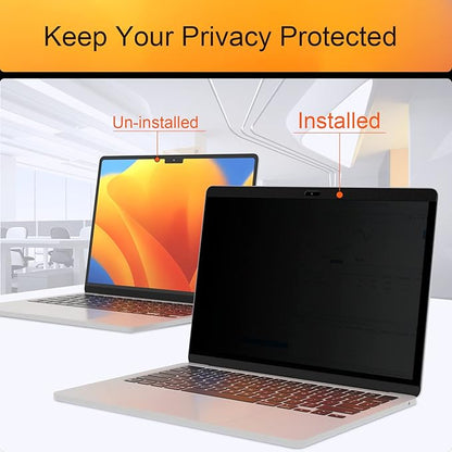 Mamol Privacy Screen MacBook Pro 15 Inch (2016-2019), Magnetic Removable Anti Blue Light Glare Filter Privacy Screen Protector for Apple Mac 15 in Laptop Model (A1707, A1990)