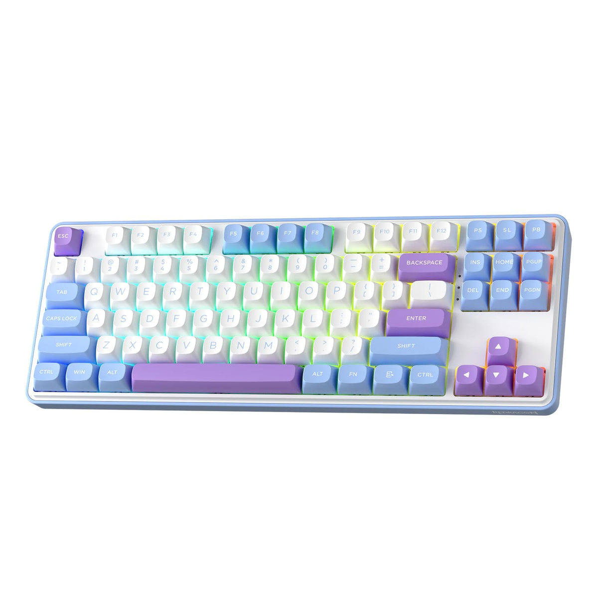 Redragon K707 PRO SE 80% Wireless Gasket RGB Gaming Keyboard, 3-Modes 87 Keys TKL Anime Mechanical Keyboard w/Hot-Swap Socket, Dye-Sub PBT Keycaps & 5-Layer Noise Dampening, Custom Linear Switch