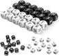 24 Pcs Dice Set, The Crossword Solitaire Game, 6 Sided Dice Crossword Creative Game, Two-Player Parent-Child Interactive Family English Letter Dice Games for Kids Adults