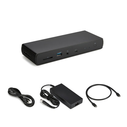 Thunderbolt 4 Pro Docking Station, Dual 4K Monitor Support, 8K Display, 2xTBT4, 1xHDMI2.1, 3xUSB A 3.1, RJ45 Ethernet, Black, 7.86 x 2.95 x 1.23 inches