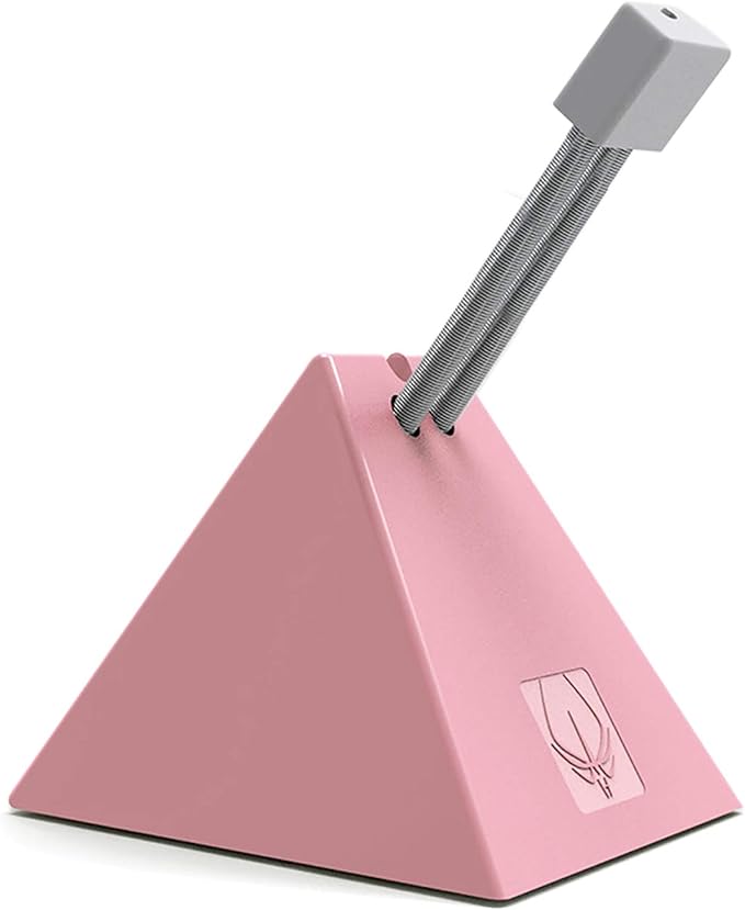 Hotline Games Mouse Bungee Mouse Cord Clip Cord Management System Fixer Holder for Esports FPS Game (3.0 Pink)