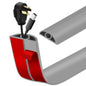 LSGCQ Floor Cord Cover Self Adhesive Cord Hider Floor Cable Management