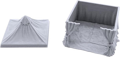EnderToys Traveler's Camp II by Printable Scenery, 3D Printed Tabletop RPG Scenery and Wargame Terrain 28mm Miniatures