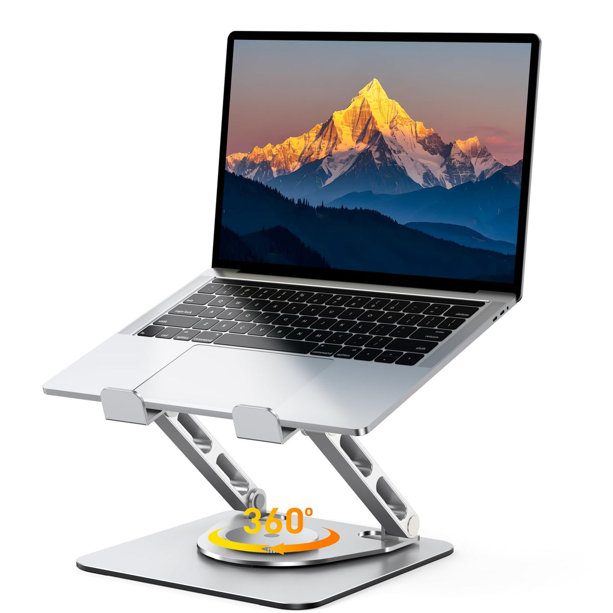 RIWUCT Laptop Stand for Desk Adjustable Height, Ergonomic Laptop Riser