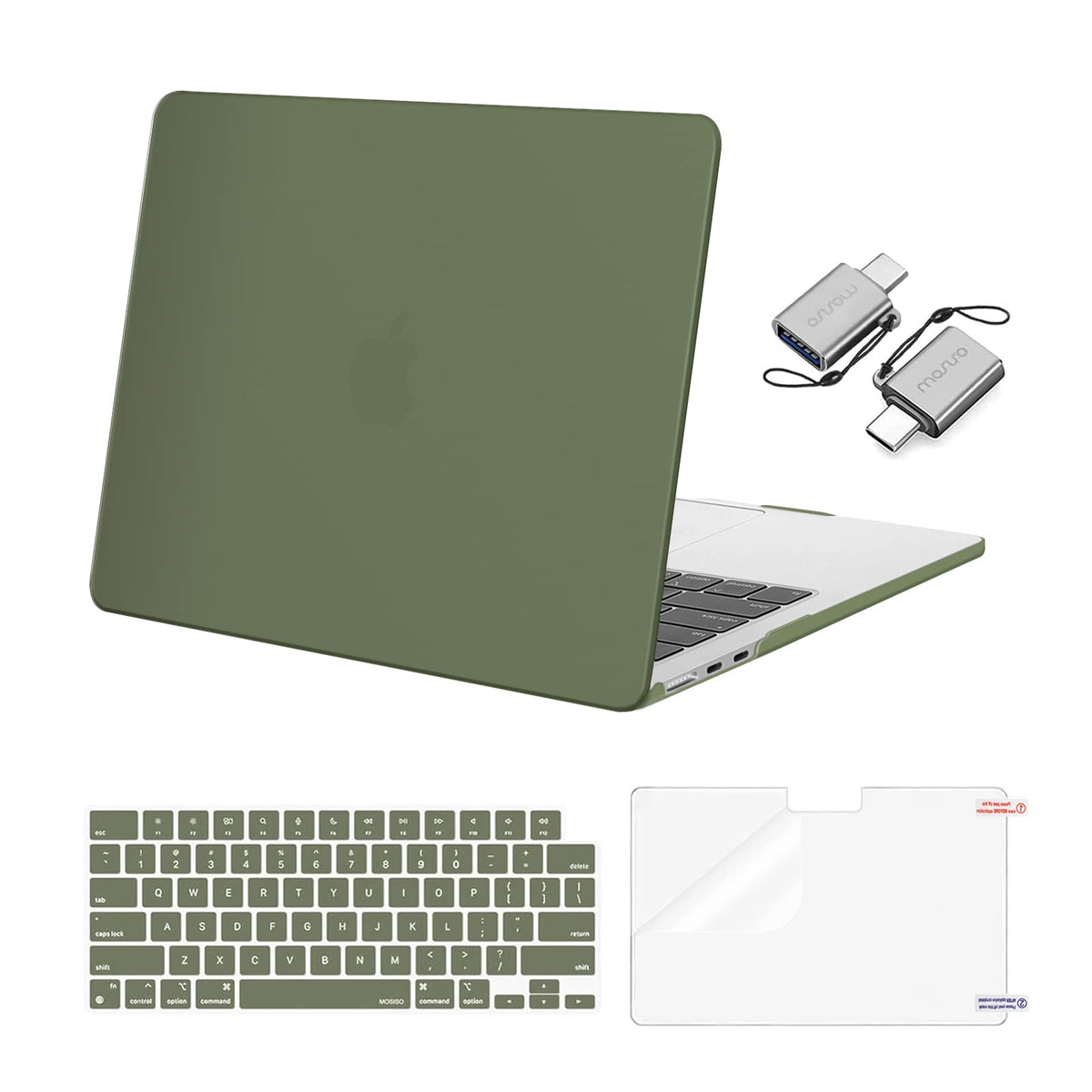 MOSISO Compatible with MacBook Air 13 inch Case M5 2026 M4 M3 M2 2025-2022