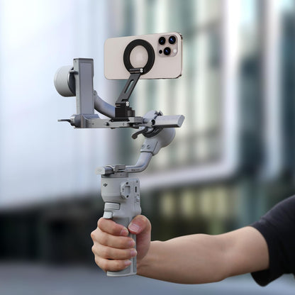 elitehood Magnetic Phone Tripod Mount, Magsafe iPhone Cold Shoe Arca Mount