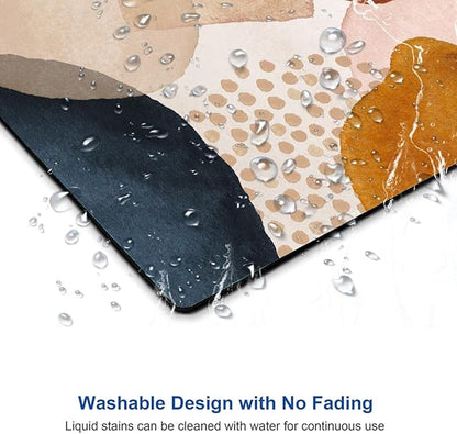 Mouse Pad, Modern Abstract Marble Mousepad, Cute Mouse Mat Waterproof Non-Slip Rubber Base Mouse Pads for Office Laptop Computer