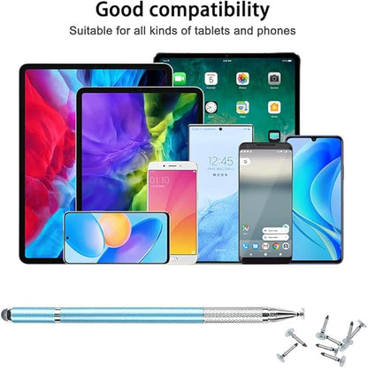 YuCool 20 Pieces Passive Stylus Pen Replacement Disc Tips, Universal Nibs Compatible with Capacitive Touch Screen