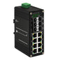 Steloproad 8X1000M PoE 30W-2XRJ45 Uplink Industrial PoE Switch