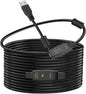 LDKCOK 50FT Active USB Extension Cable 2.0 Male to Female with A Extension chipset Signal Booster - Active Extension/Repeate