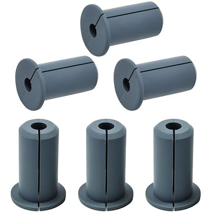 6pc Starlink Cable Grommet 3/4" Silicone Waterproof Wall Hole Pass Through Split Cable Bushings for TV Wire Ethernet Cord, Starlink Cable Routing Kit Accessories,38mm/1.5"Ht, Grey