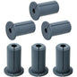 6pc Starlink Cable Grommet 3/4" Silicone Waterproof Wall Hole Pass Through Split Cable Bushings for TV Wire Ethernet Cord, Starlink Cable Routing Kit Accessories,38mm/1.5"Ht, Grey