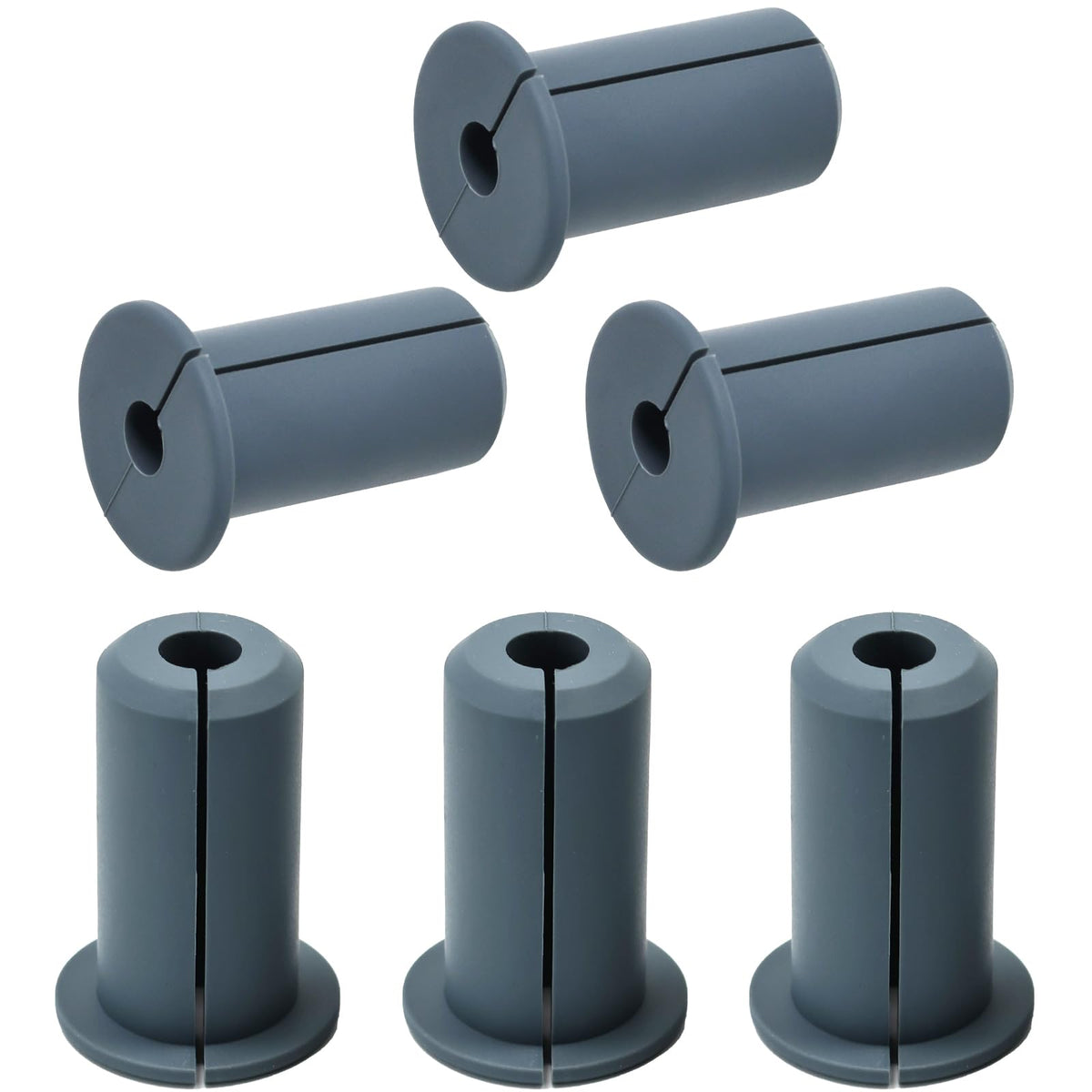 EASYEAH 2pc Black Starlink Cable Grommets 1" Silicone Wire Hole Grommet