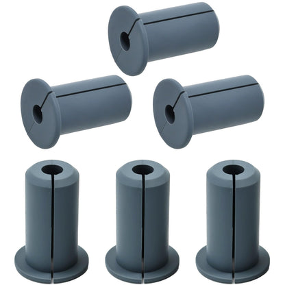 EASYEAH 2pc Black Starlink Cable Grommets 1" Silicone Wire Hole Grommet