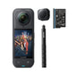 Insta360 X5 Starter Bundle - Waterproof 8K 360° Action Camera, Leading Low Light, Invisible Selfie Stick Effect, Rugged & Replaceable Lens, 3-Hour Battery, Clear Audio, Stabilization