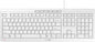 Cherry Stream Keyboard - Wired USB Keyboard - SX Scissors Mechanism - GS Approval - QWERTY – White