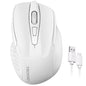 TECKNET Wireless Mouse Rechargeable, 2.4G Computer Mice with USB-A Receiver
