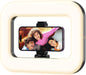 Rechargeable Ring Light Without Stand, Cordless Square Ring Light for 360 Photo Booth Accessories, Phone Video Stabilizer for iPhone with 4000mAh Built-in Battery for Video Recording Streaming