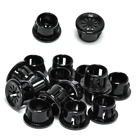 BOPOREAE Cable Grommet, Snap Bushing 1/2" (13 mm) Mounting Diameter