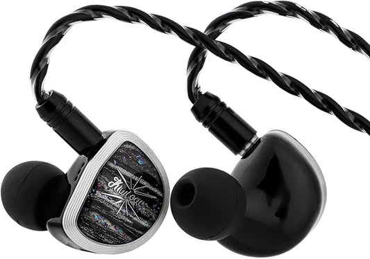 Linsoul Kiwi Ears Aether in Ear Monitor, 15.3mm Large Planar Driver IEM Earphone, HiFi Wired Earbuds, Gaming Earbuds with 2Pin Detachable Cable for Professional Musician Audiophile Gamer