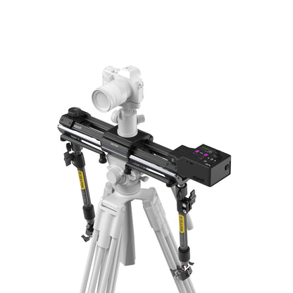 Zeapon Micro4 E500 Double Distance Motorized Camera Slider, High-Speed Low Noise Motor 10-26Lbs Payload, 27''/59cm Compact Slider with Carrying case, LCD Screen, App Control, Smooth Damping Design