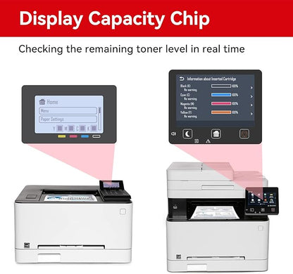 MYTONER 067H 067 Toner Cartridge Set Compatible Replacement for Canon 067H 067 Toner Cartridge High Capacity for imageCLASS MF656Cdw LBP632Cdw MF654Cdw MF653Cdw LBP633Cdw Printer (4 Pack 067H Ink)