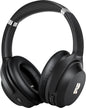 Bluetooth Headphones, Premium Active Noise Cancelling Wireless Headphones Over Ear, 50H Playtime, Hi-Res Audio, Deep Bass, Memory Foam Ear Cups for Travel, Home Office