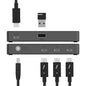 SABRENT Thunderbolt 4 Docking Station with Monitor Desk Mount, Gas-Lift Arm, 4 USB Ports, UHS-II Card Reader, Gigabit Ethernet, HDMI, DisplayPort, 8K/4K, VESA Mount for Monitors up to 32” (DS-T4WA)