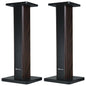 Rockville RHT28D Pair 28" Bookshelf Home Theater Speaker Stands, Dark Wood
