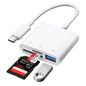 RayCue USB C USB3.0 Multi SD Card Reader, 7 in1 Memory Card Reader for SD/TF/CF/XD/MS, Drive Free for iPhone 15 pro/max, MacBook Pro/Air 2023, iPad Pro, iMac, S23, XPS 17, Surface Book 3 and More